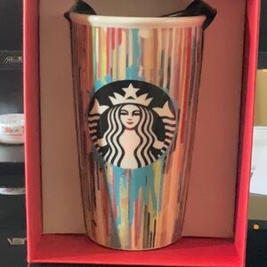 Starbucks Black and White Coffee Tumbler Kitchen Essential